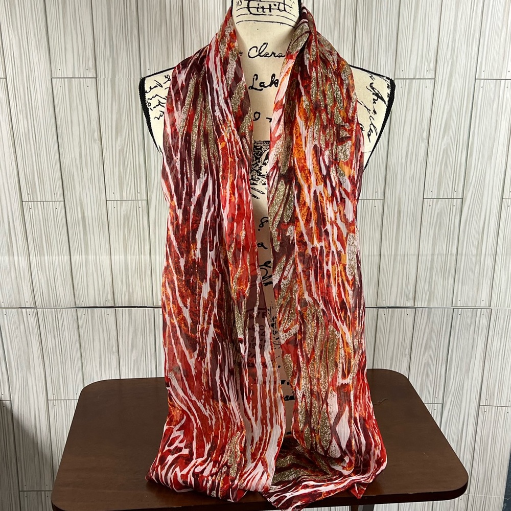 Scarf with Unique Prints